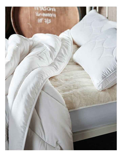 Breathe Wool Pillow 2 Pack in White