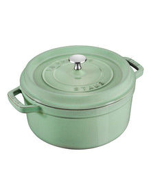 Round Cocotte 24cm in Sage Green