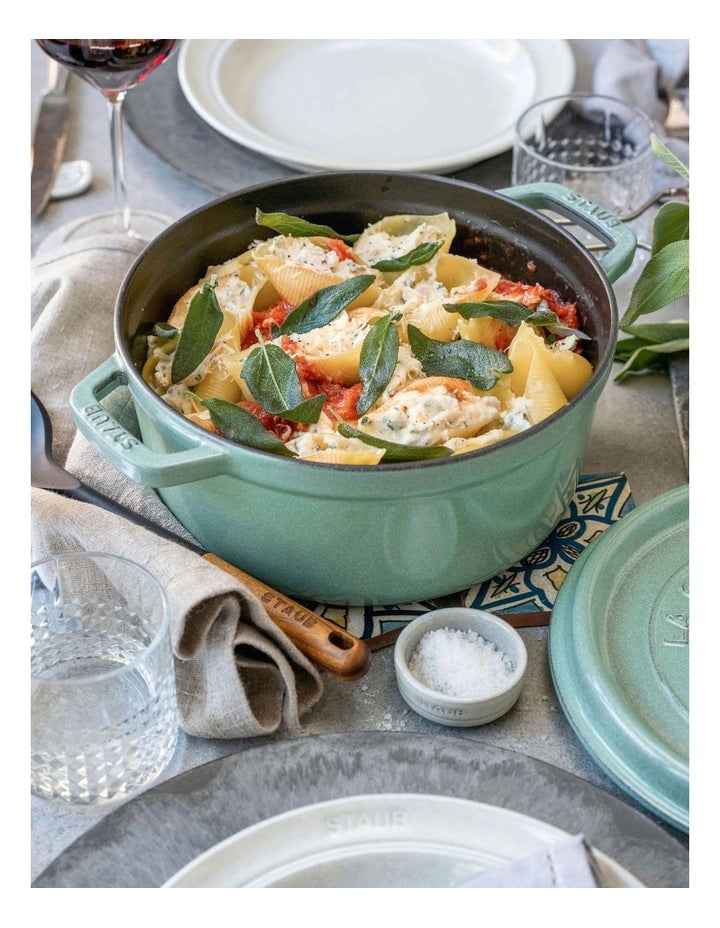 Round Cocotte 24cm in Sage Green