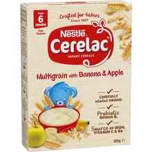 Nestle Cerelac Multigrain With Banana & Apple Baby Cereal +6 Months 200g