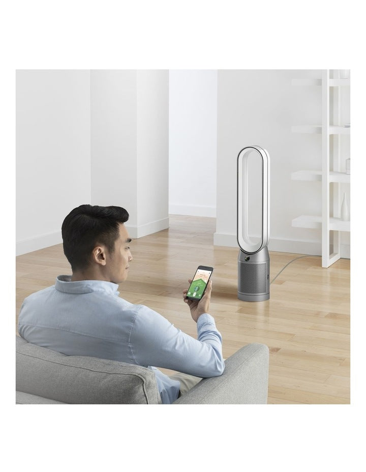 Cool Purifying Tower Fan in White/Silver 369678-01