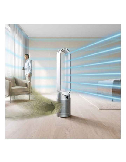 Cool Purifying Tower Fan in White/Silver 369678-01