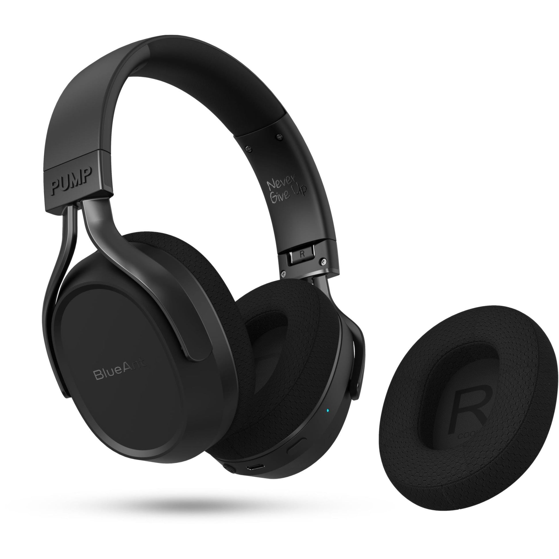 BlueAnt PumpX Gym ANC Over-Ear Headphones (Stealth)
