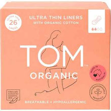 TOM Organic Ultra Thin Liners 26 pack