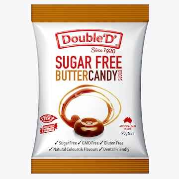 Double 'D' Butter Candy Sugar Free 90g
