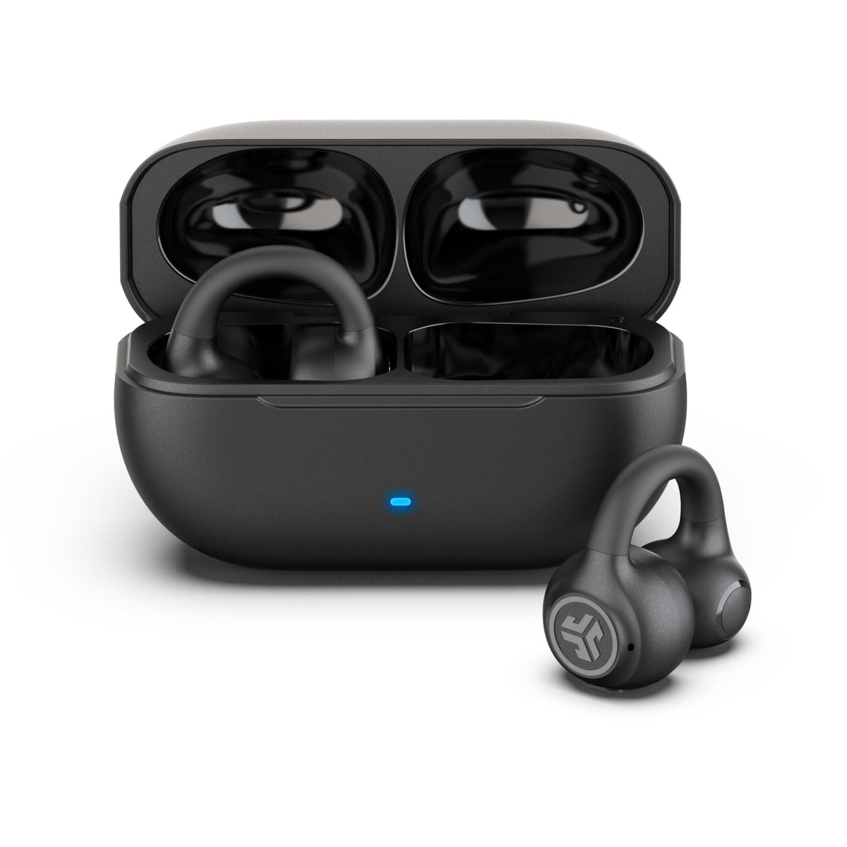 JLab Flex Open Wireless Earbuds (Black)