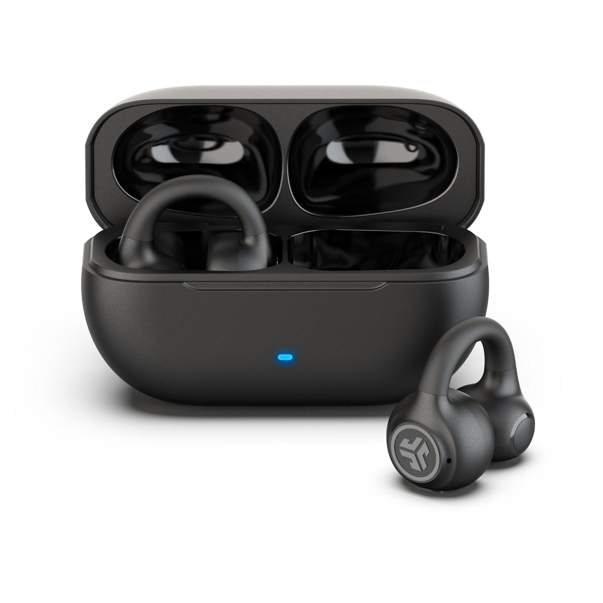 JLab Flex Open Wireless Earbuds (Black)