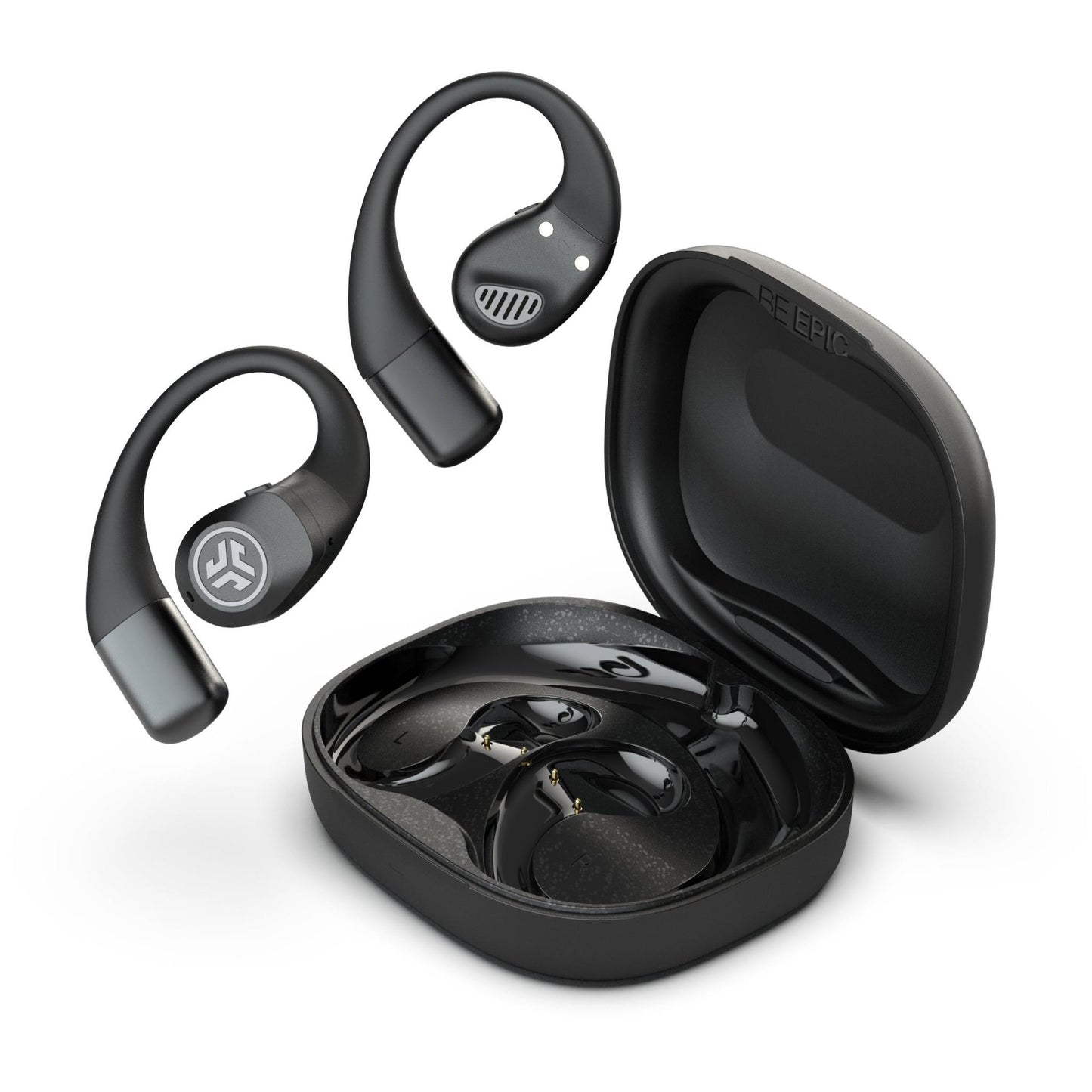 JLab Epic Open Sport True Wireless Earbuds (Black)