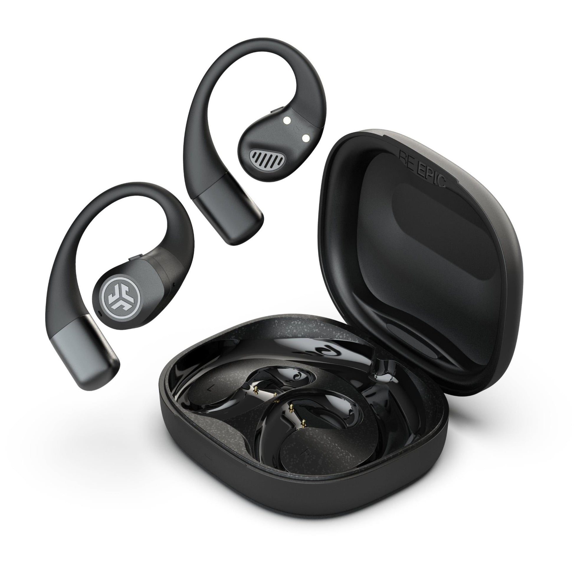 JLab Epic Open Sport True Wireless Earbuds (Black)