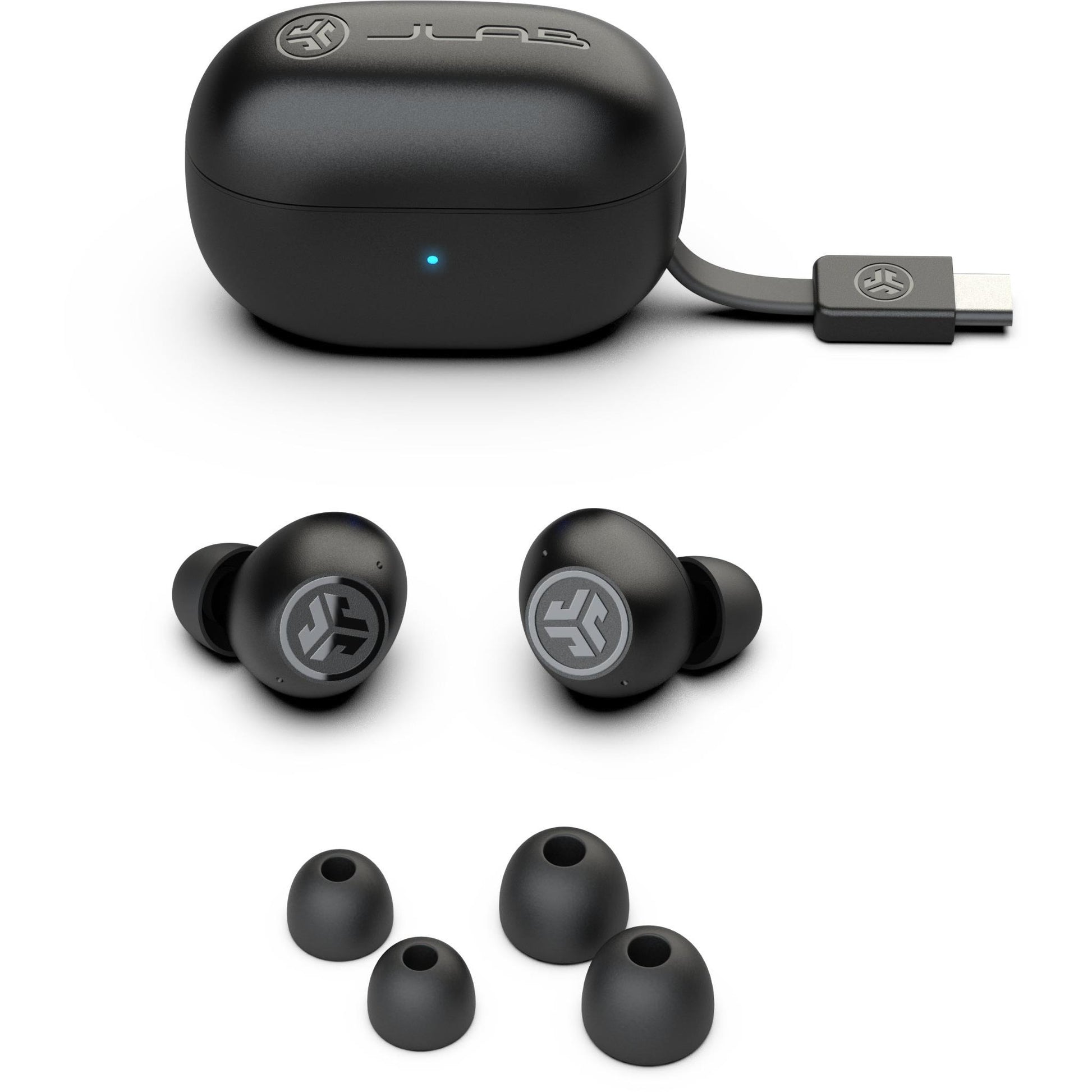 JLab Go Pop ANC True Wireless Earbuds (Black)
