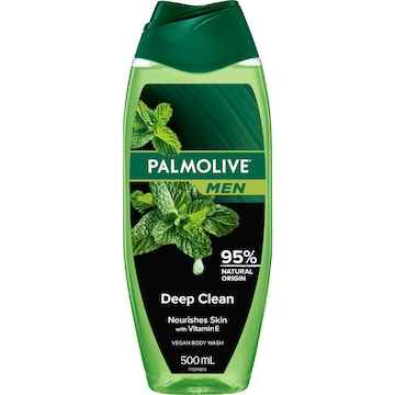 Palmolive Men's Body Wash Shower Gel Deep Clean 500mL