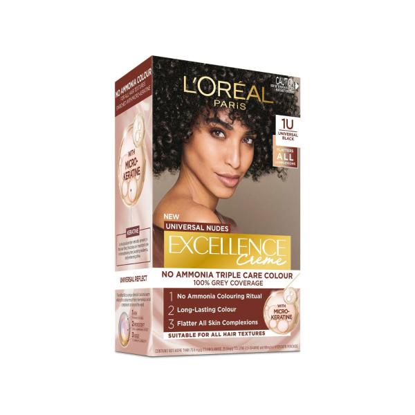 L'OREAL EXCELLENCE CREME NUDE 1U UNIVERSAL BLACK 1 PACK