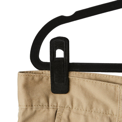 20 Pack Flocked Hanger Clips