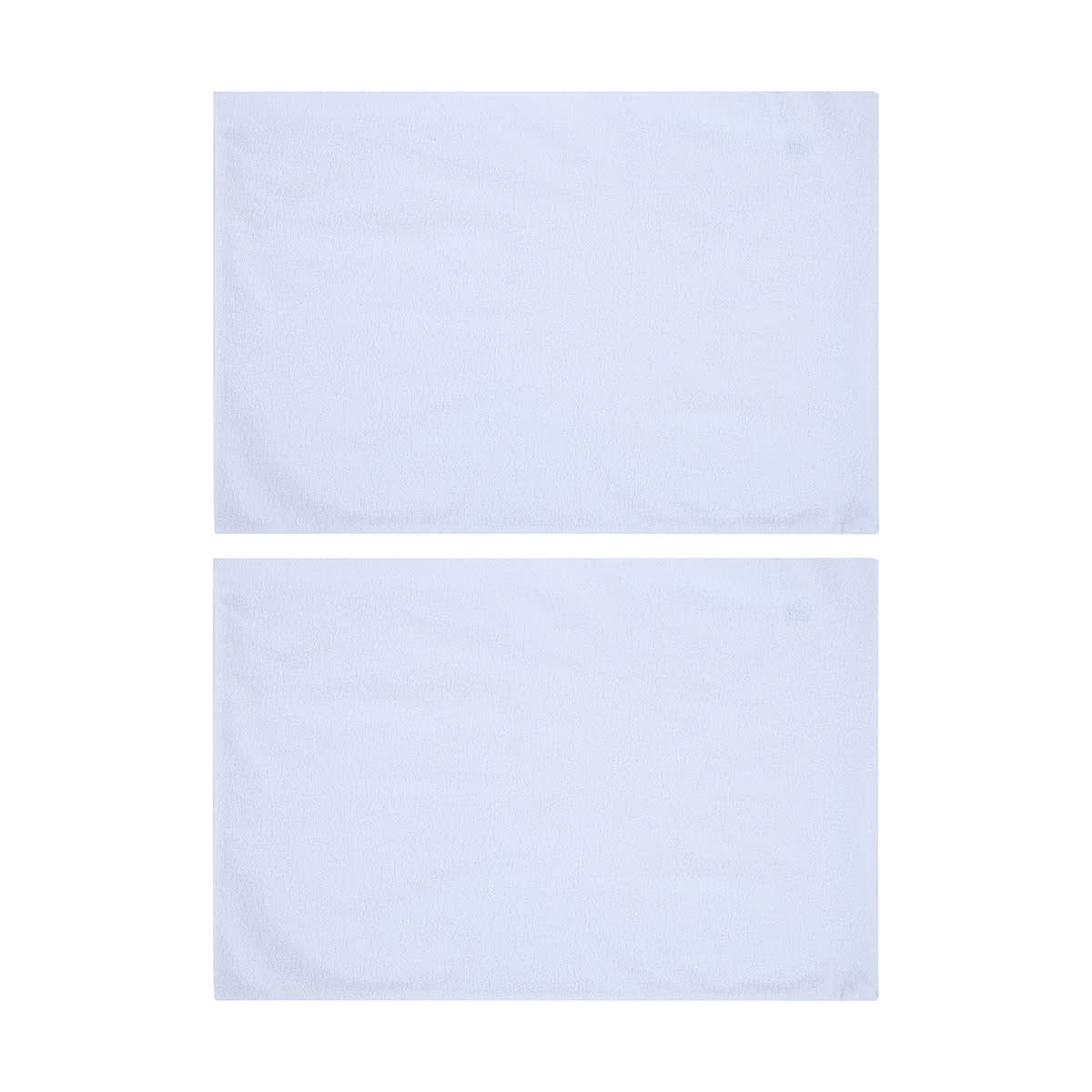 2 Pack Waterproof Pillow Protectors - White