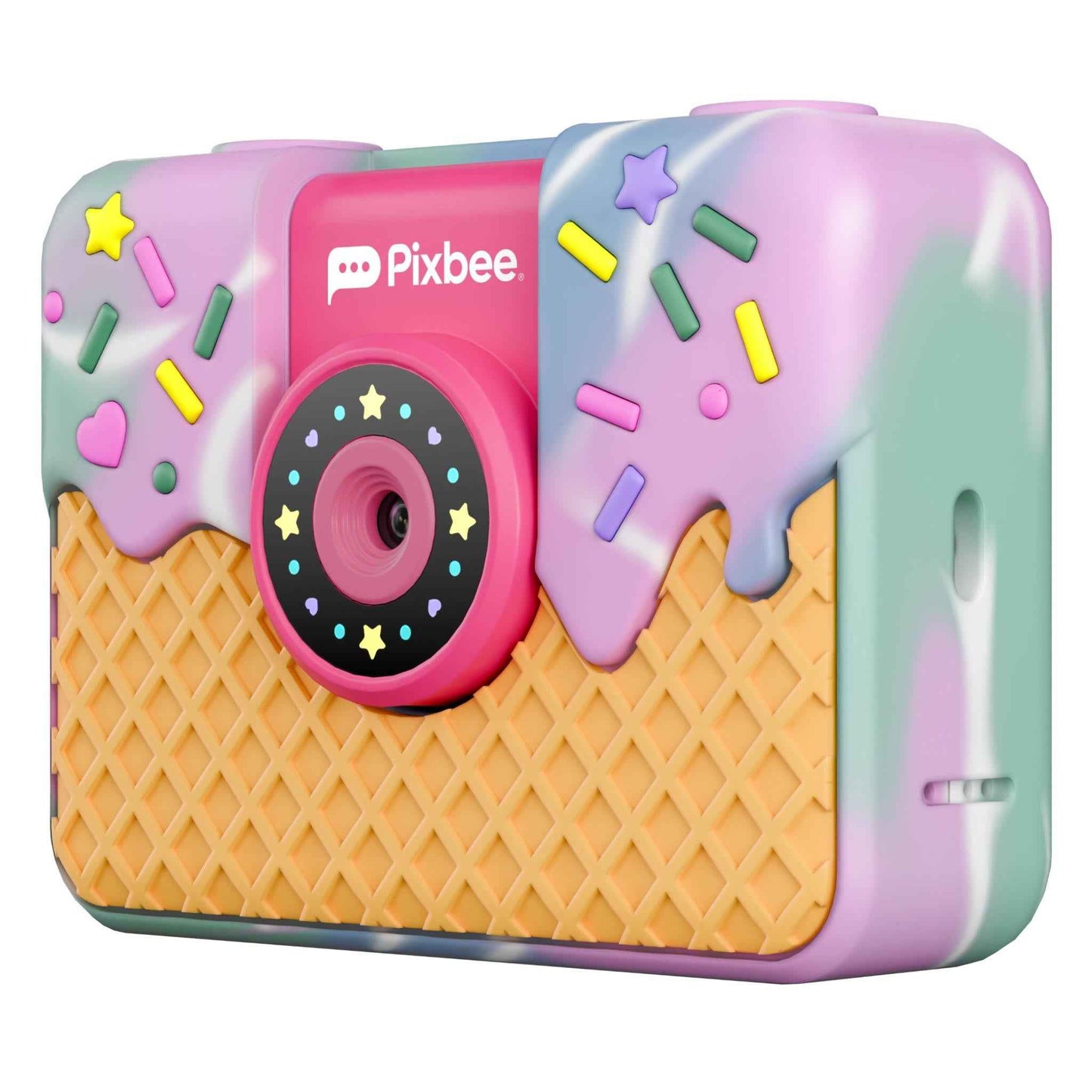 Pixbee PixPlay Gen2 Kids Digital Camera (Rainbow Ice Cream)