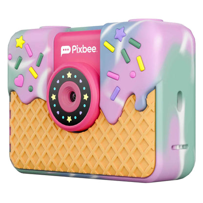 Pixbee PixPlay Gen2 Kids Digital Camera (Rainbow Ice Cream)