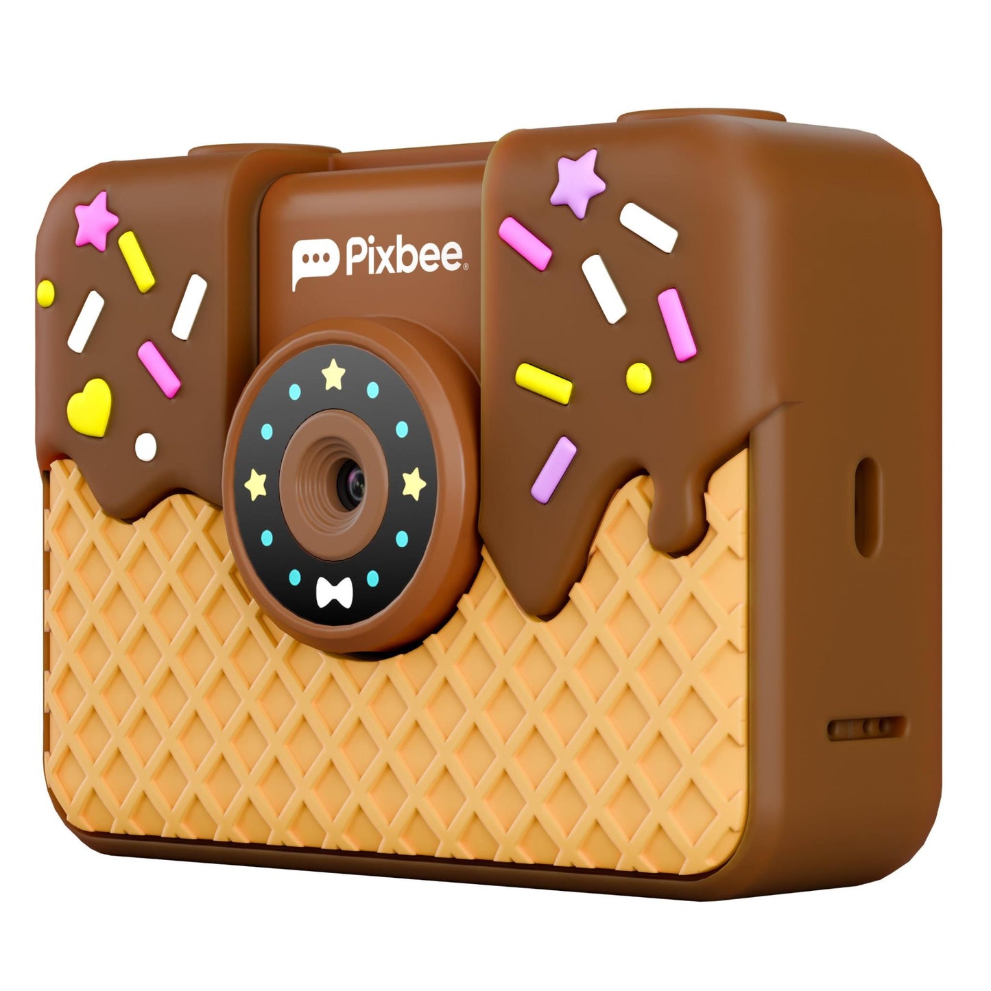 Pixbee PixPlay Gen2 Kids Digital Camera (Chocolate Donut)