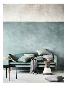 Vintage Linen Fringe Cushion in Sage