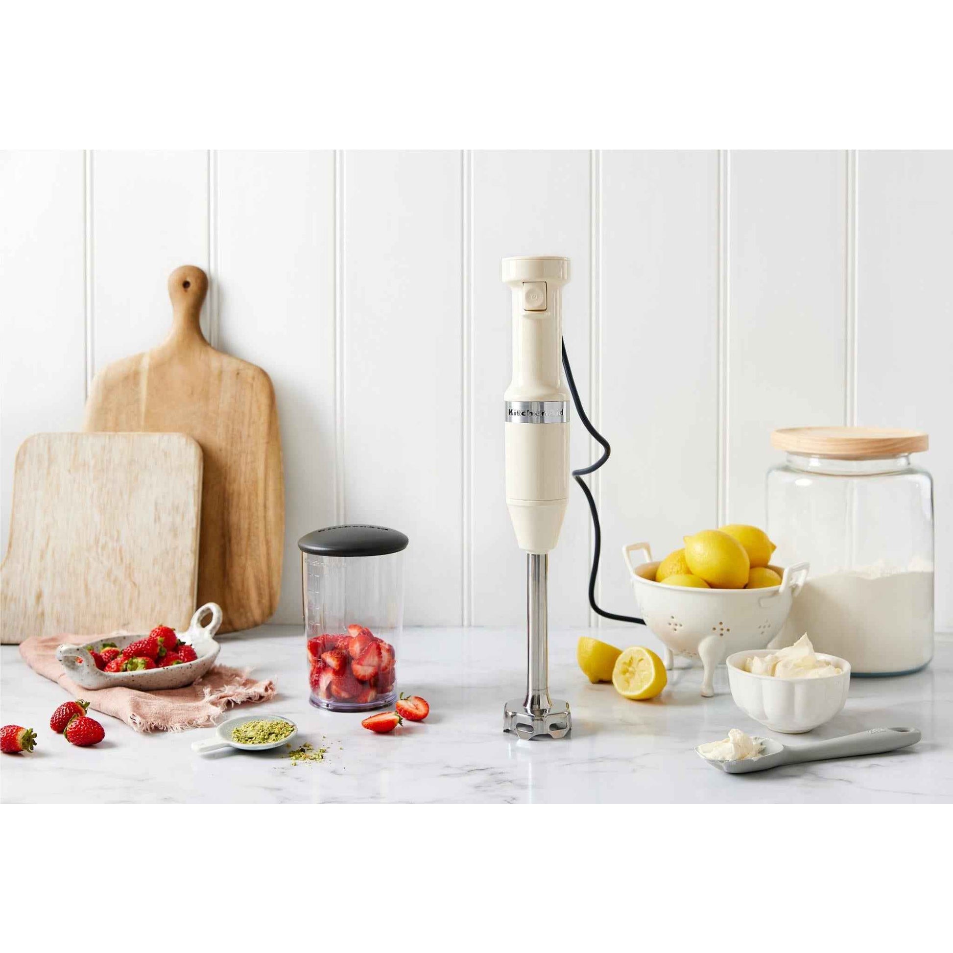 KitchenAid Variable Speed Corded Hand Blender (Almond Cream)