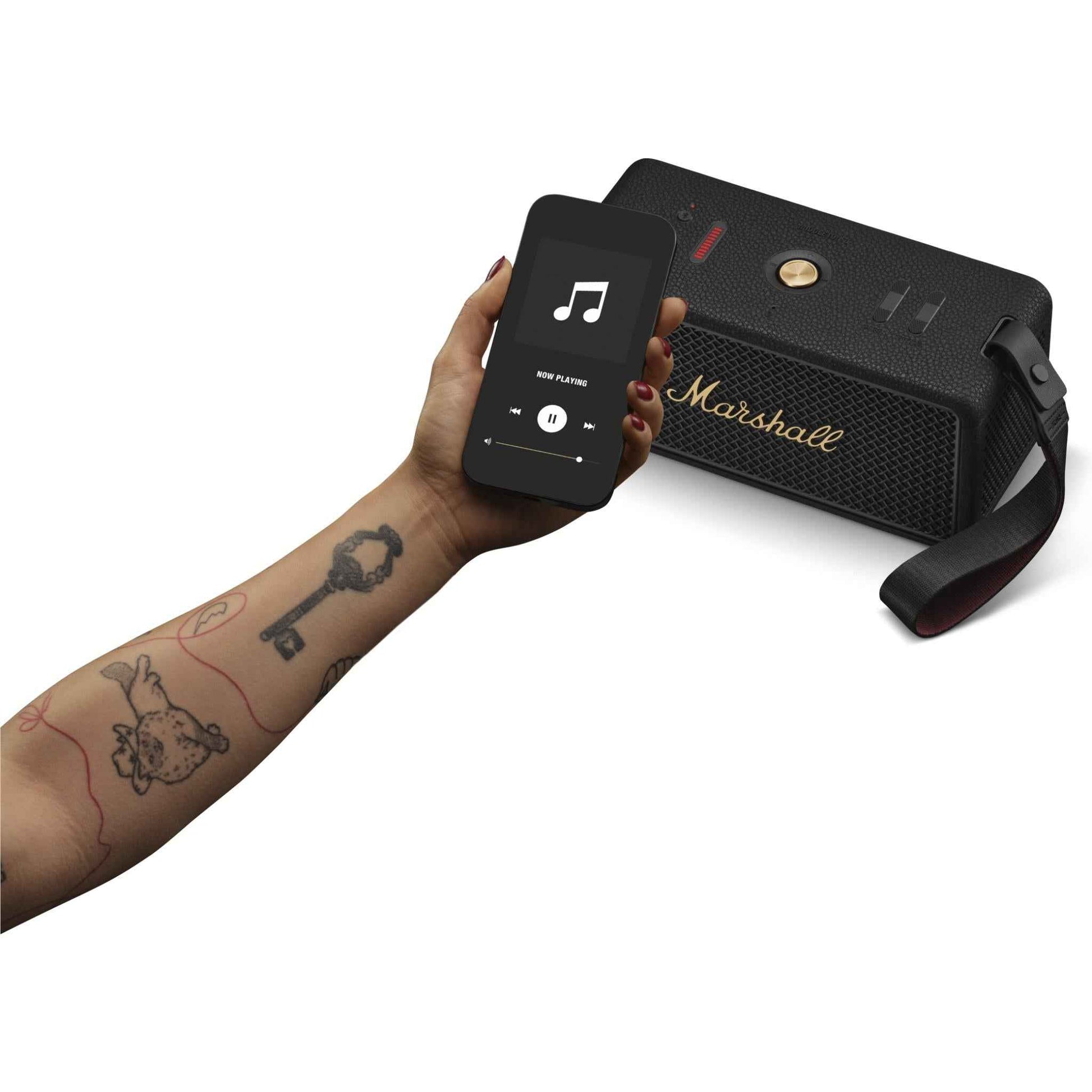 Marshall Middleton II Portable Speaker (Black & Brass)