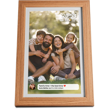 Jackson Frameo  Smart Digital Photo Frame 15.6" 16GB (White/Oak)