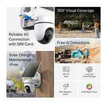 TP-Link Tapo 2K Solar-Powered Pan/Tilt 4G LTE Security Camera Kit
