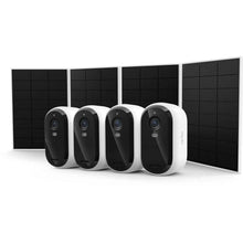 Arlo Essentials 2K (3rd Gen) Outdoor Solar Security Camera Kit  + 6M Subscription (4 Pack)