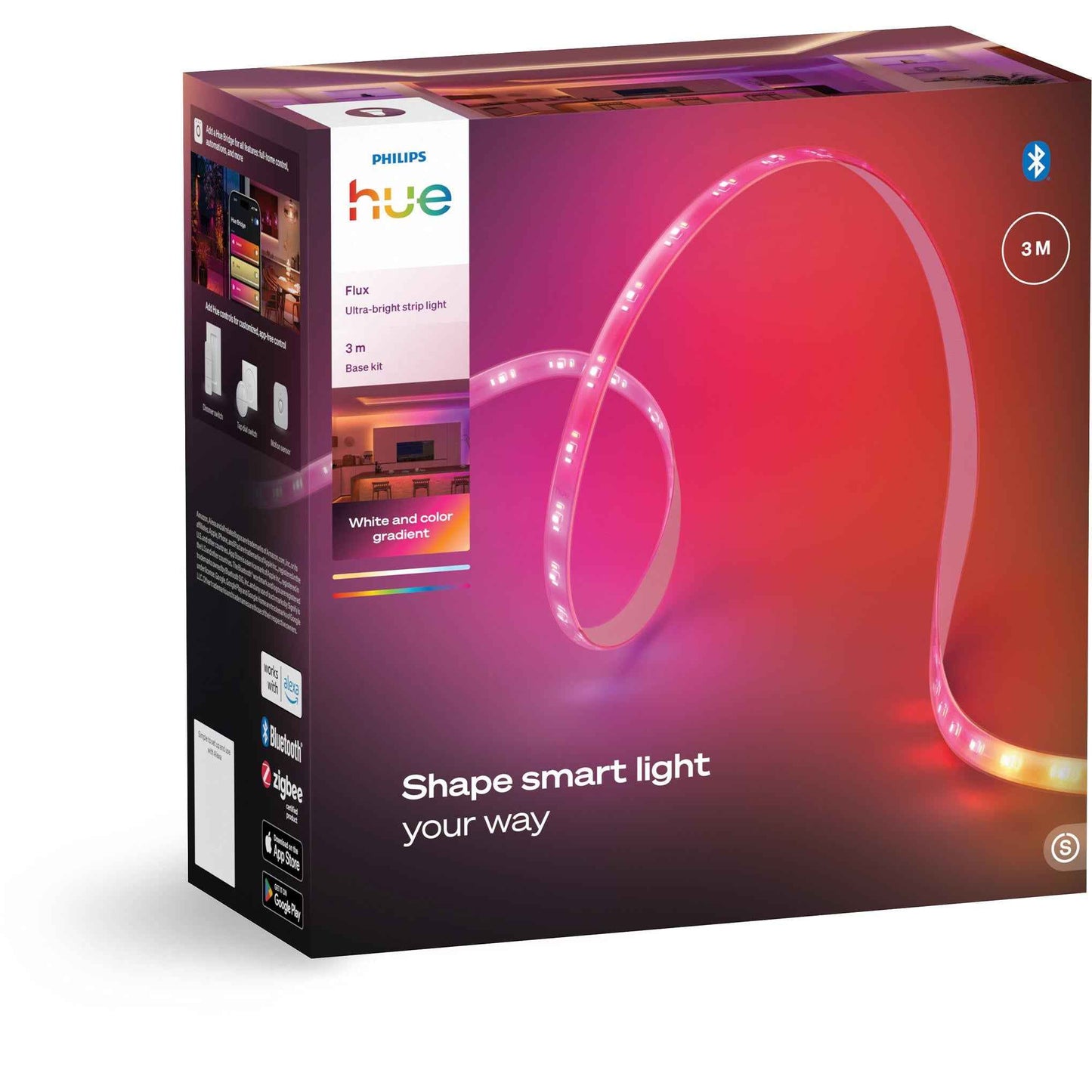 Philips Hue Flux Ultra-Bright Strip Light (3m)