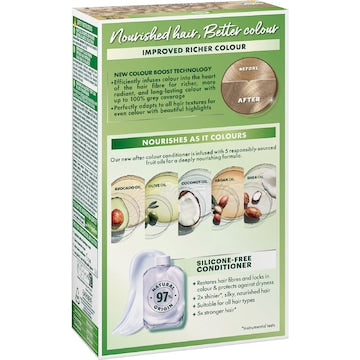 Garnier Nutrisse Hair Colour 9.13 Natural Light Blonde each