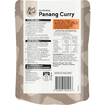 Hart & Soul All Natural Panang Curry Recipe Base 80g