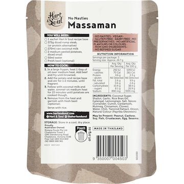 Hart & Soul All Natural Massaman Curry Recipe Base 80g