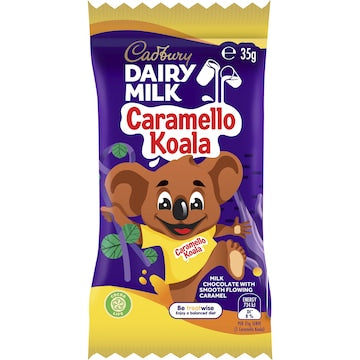 Cadbury Dairy Milk Caramel Chocolate Caramello Koala 35g