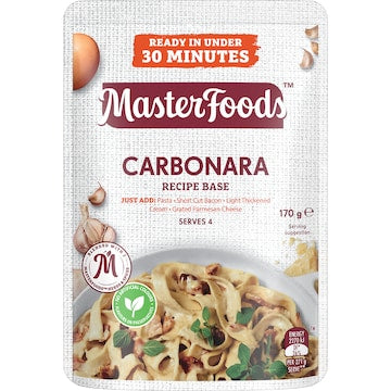 MasterFoods Carbonara Recipe Base 170g