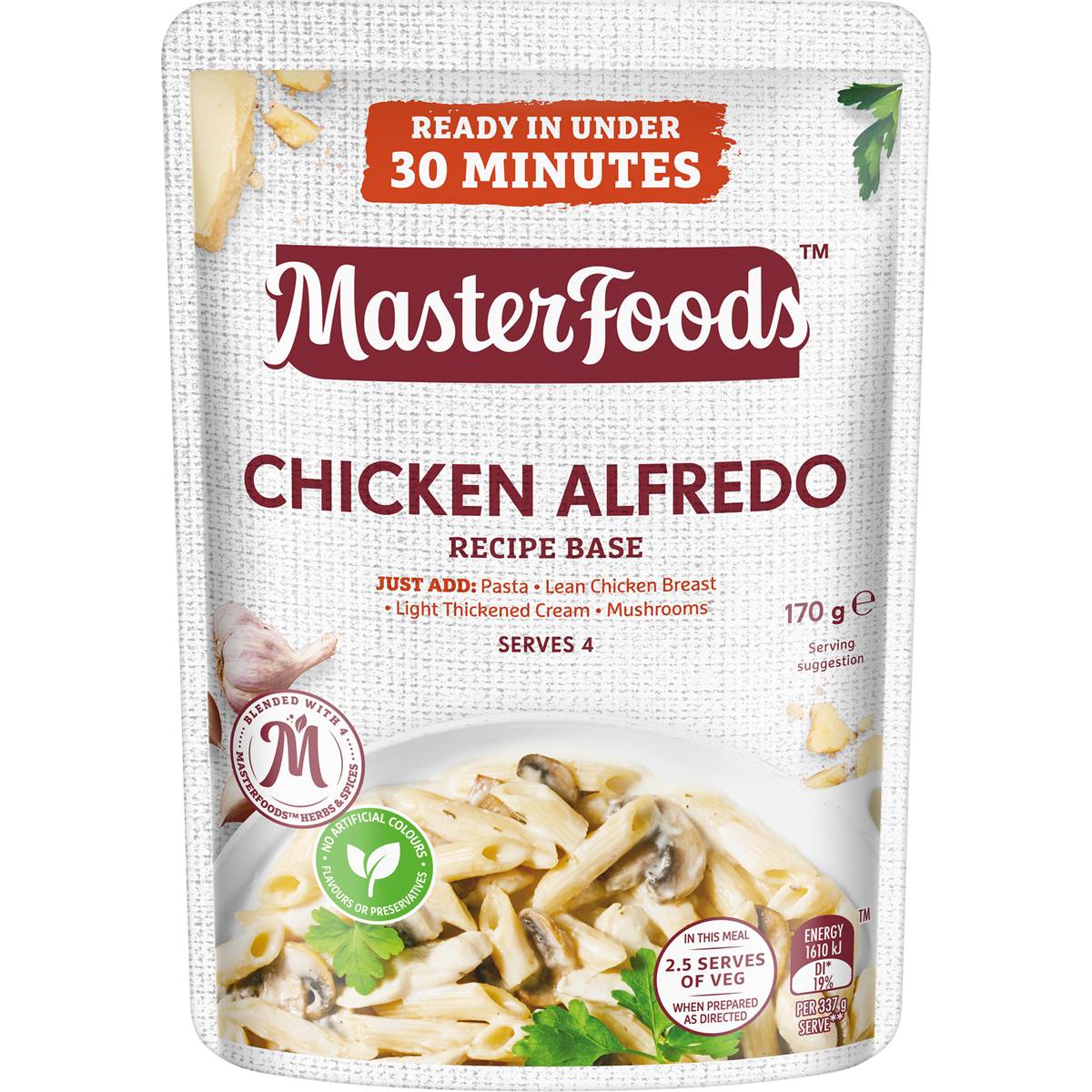 MasterFoods Chicken Alfredo Recipe Base 170g