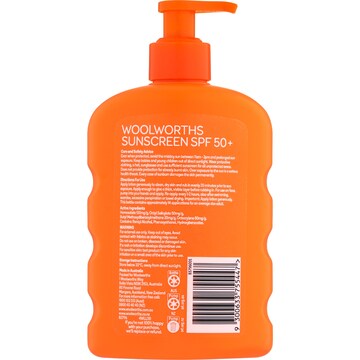 Woolworths SPF 50+ Everyday Sunscreen Lotion 500mL