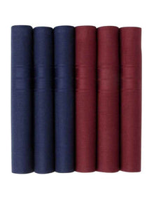 Handkerchiefs 6 Pack in Assorted Colours