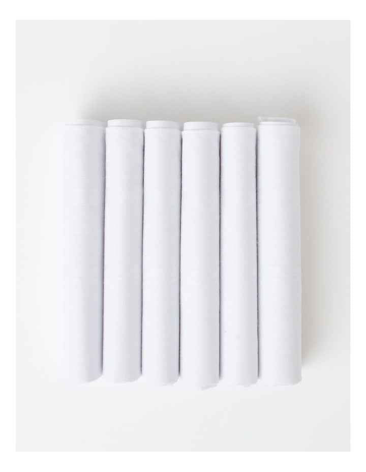 Handkerchiefs 6 Pack in White