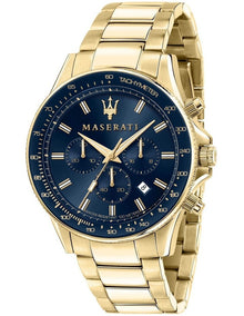 Sfida Chrono 44mm Gold Bracelet Watch R8873640008