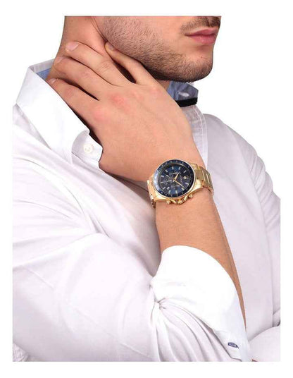 Sfida Chrono 44mm Gold Bracelet Watch R8873640008