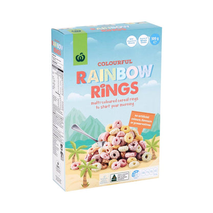 Woolworths Yummy Rainbow Rings 300g