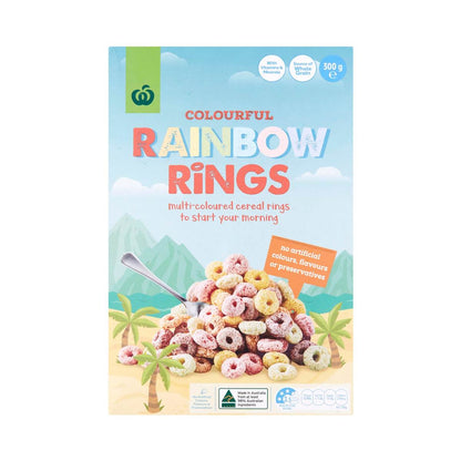 Woolworths Yummy Rainbow Rings 300g