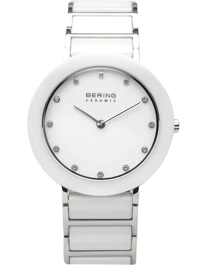 Ladies Ceramic Collection White Ceramic Analog Watch 11435-754