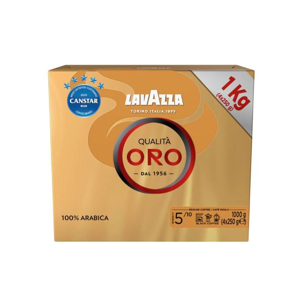 LAVAZZA QUALITA ORO GROUND COFFEE 1KG