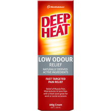 Mentholatum Low Odour Deep Heat Relief 100g