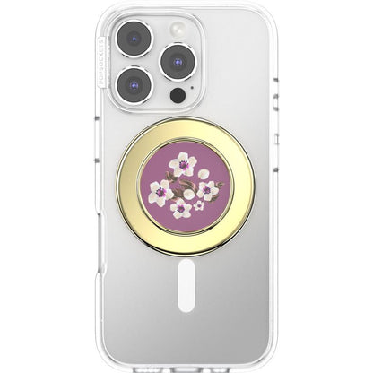 Popsockets PopGrip MagSafe (Enamel Floral Mauve)