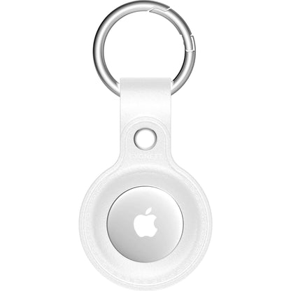 Cygnett StyleTrack Leather AirTag Case (White)