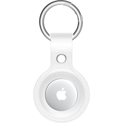 Cygnett StyleTrack Leather AirTag Case (White)