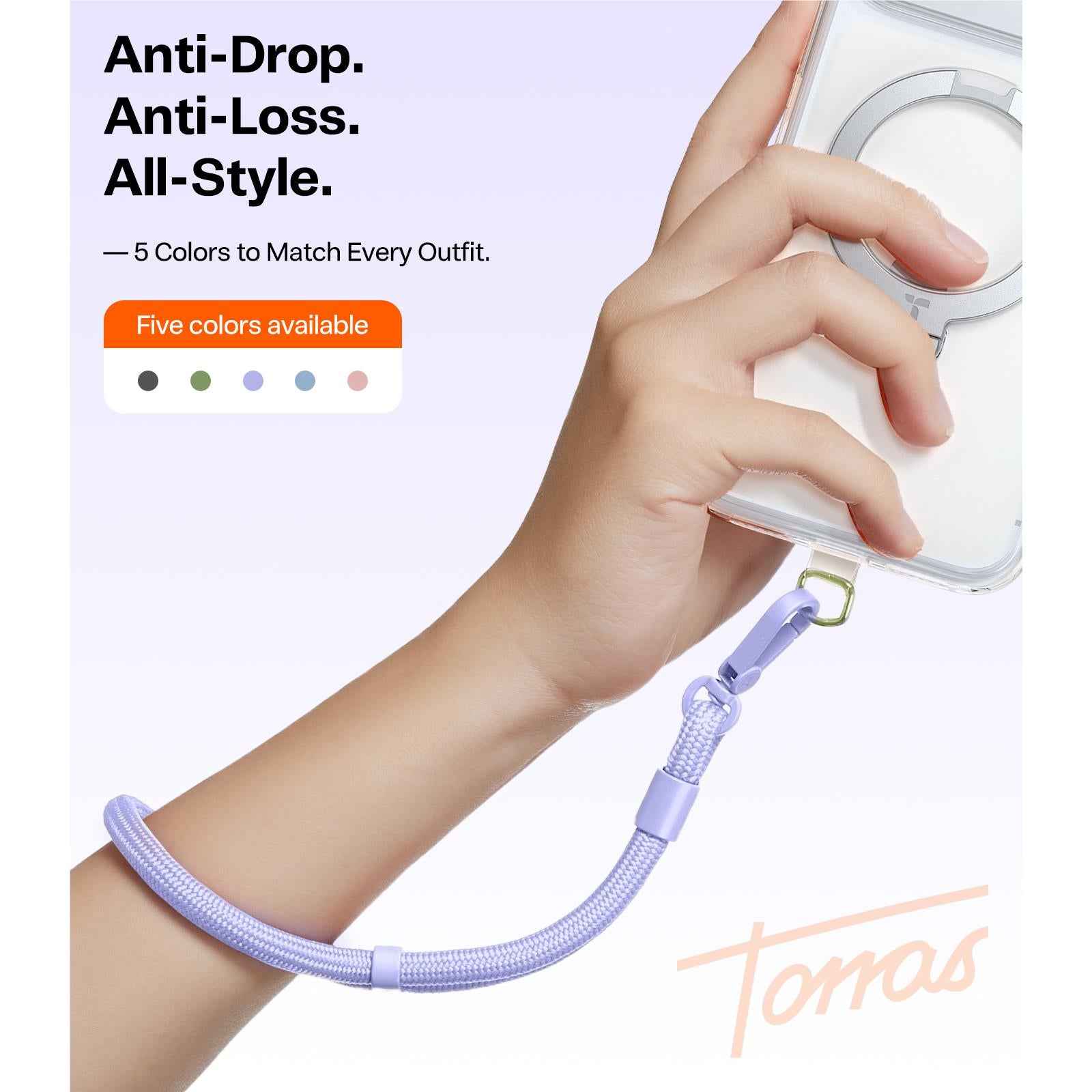 Torras LoopGo Flex Wrist Phone Lanyard (Purple)