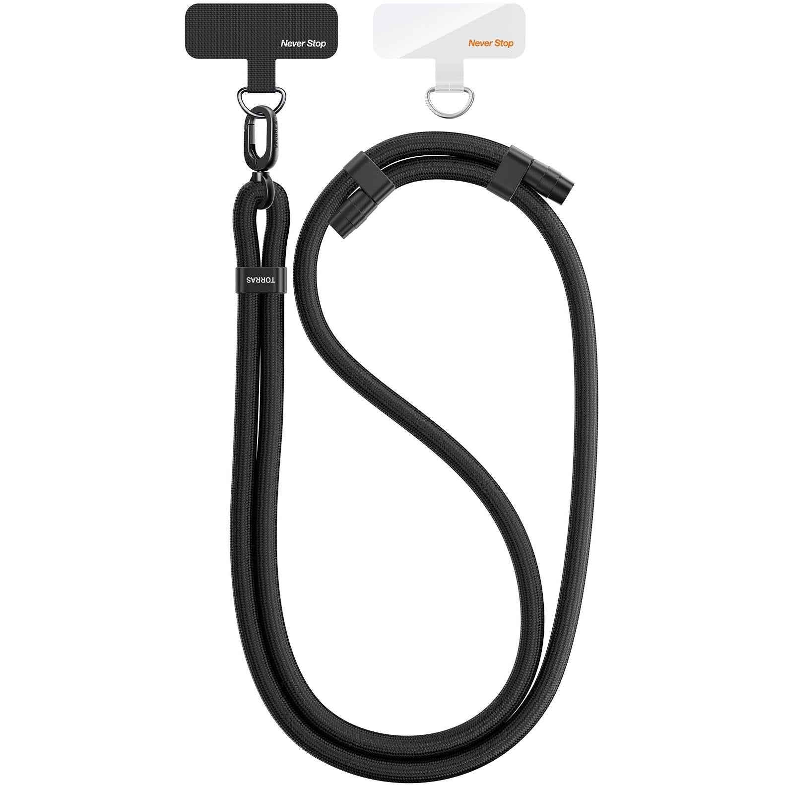 Torras LoopGo Flex  Crossbody Phone Strap (Black)