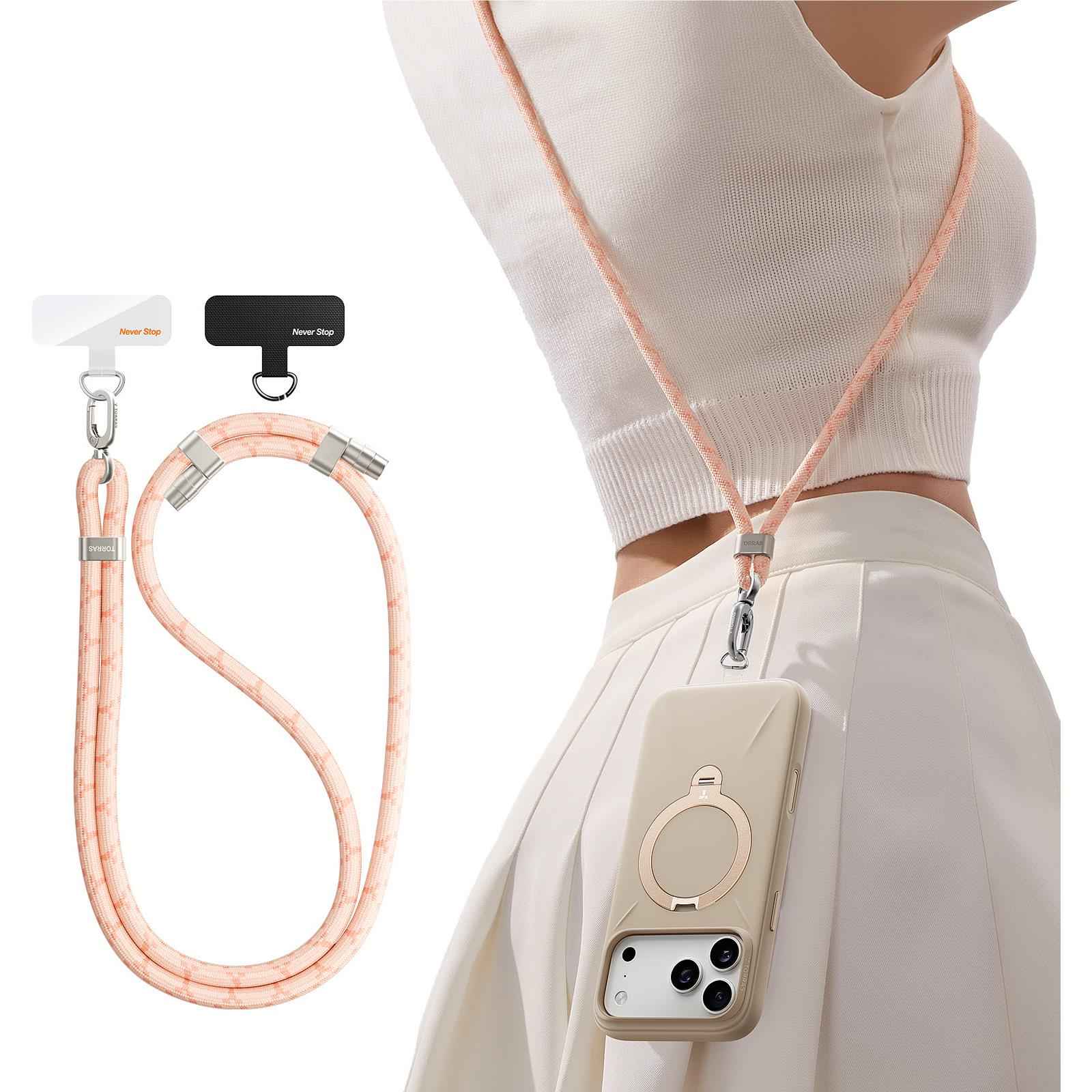 Torras LoopGo Flex  Crossbody Phone Strap (Pink)